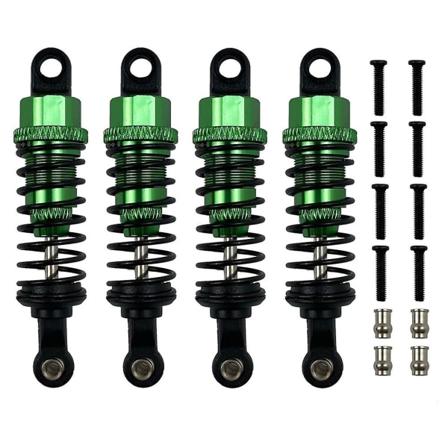 4 kpl metallivaimenninta A959 A959-b A949 A969 A979 K929 1/18 Rc -auton päivitysosiin, vihreä