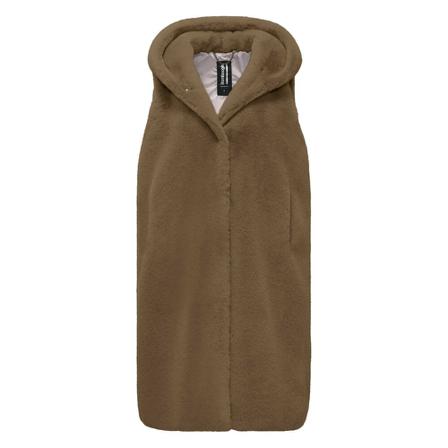 BomBoogie Long Eco-Fur Väst beige, Dam Yttervästar, Dam, Storlek: M
