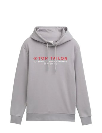 Printed Hoodie Grey Tom Tailor