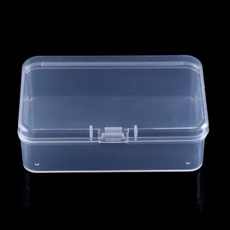 Genomskinlig barnfruktgaffellåda Organizer Case