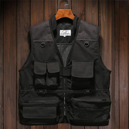 Mordely Photography Vest Men's And Women's Cargo Uniform Multi-pocket Tactical Vest Overalls Fishing Casual Vest