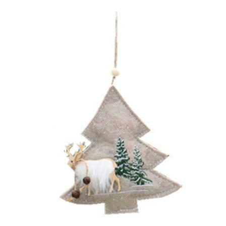 Julhängsdekorationer Femuddig Stjärndekoration Christmas Tree Gray