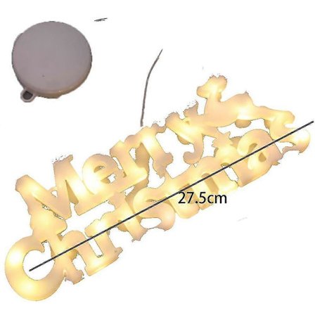 Joulukuusen koristeet, joulukoristevalot joulukuusen seppeleeseen, joulukoriste valkoinen-akku