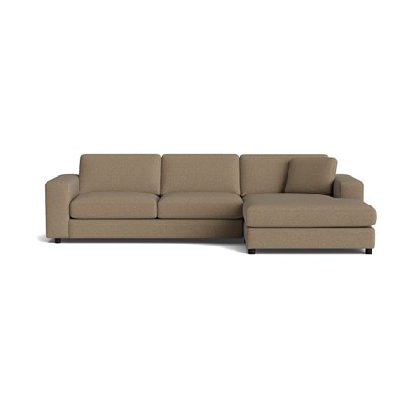 Oasis chaiselong sofa, højrevendt - Aurora Mørk Beige - 294x151x79 - Sofa, chaiselong