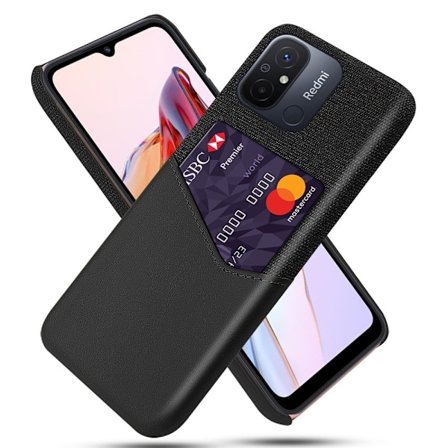 Bofink Xiaomi Redmi 12C Card Suojakuori - Musta