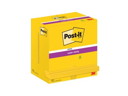Post-it Notes SS 76x127mm neongul - Lyreco - Kontorsmaterial - Notes och Post-It - Notes - Extra sticky