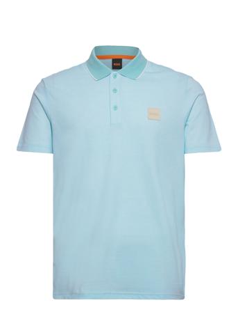 Peoxford Polos Short-sleeved Blå BOSS*Betinget Tilbud