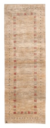 80X234 Tapis Gabbeh Persan Fine Moderne De Couloir Beige/Orange (Laine, Perse) Carpetvista