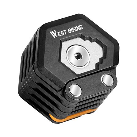 Cykelås, 85 cm långt hög säkerhets hopfällbart stöldskyddslås, ZQKLA