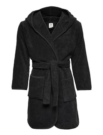 Bathrobe Teen Aamutakki Kylpytakki Musta Müsli By Green Cotton