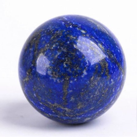 Naturlig 20mm Blå Lapis Lazuli Krystall Kvarts Kule Healing Ball x1