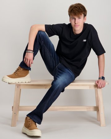 New Balance New Balance Jersey Small Logo Tee Schwarz T-Shirts Jungen - Kids Brand Store