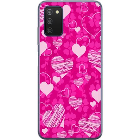 Kompatibelt Mobilskal till Samsung Samsung Galaxy A03s PopHjärtMönster