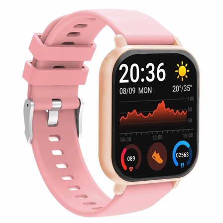 Smartklokke med helsesensorer / aktivitetsklokke / pulsklokke med samtalefunksjon