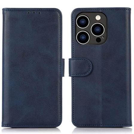 Wallet Magnetic Design Iphone 14 Pro Fodral - Blå Blå