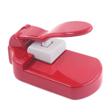 Pusleskæremaskine, Billedskærende pusleskæremaskine, Håndlavet puslespil rød