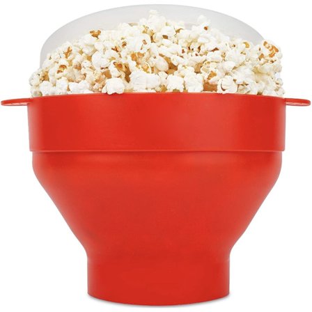 Popcorn Maker - Tee popcornia mikroaaltouunissa - Punainen