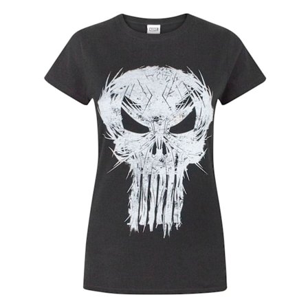 The Punisher Dam/Damlogotyp T-shirt XXL Svart