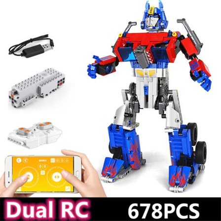 RC Bricks Robot Model Model Elektrisk Bygningsklodser Teknisk APP Programmering Fjernbetjening Kontrol Børne Legetøj