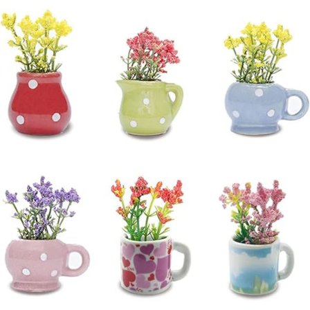 Söta Växtkylskåpsmagneter Roliga Mini Växtmagneter för Kylskåp, Simulat