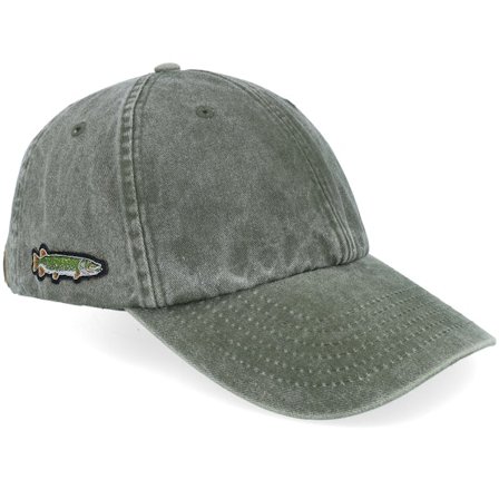 Skillfish - Tiny Pike Vintage Washed Olive Dad Cap Unconstructed Green Cap - @ Hatstore