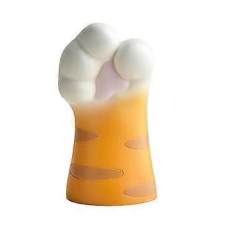 Kloformet harpiksvase, æstetisk tegneseriekat, blomsterarrangement, vase, mode, hjem, soveværelse, bord, skrivebord, hyldedekorationer, orange