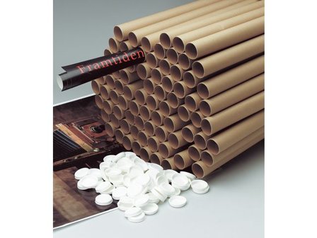 BOXON Poströr 50x740mm brun - Lyreco - Emballage och lagerutrustning - Lådor och well - Papptuber