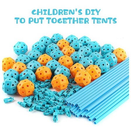 DIY Fort Byggesæt Slotte Tunneler Legetelt Tårn Udendørs