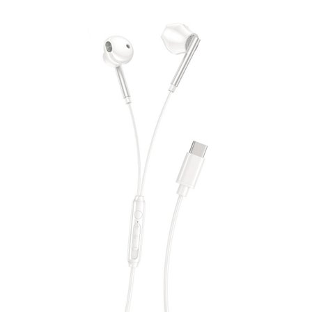 Apple iPhone 15/16/17 kompatibla USB-C In-Ear Hörlurar med Mikrofon EarPods
