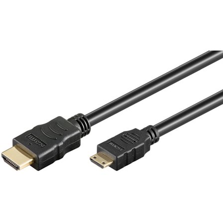 Suurnopeuksinen HDMI -kaapeli Mini-HDMI -liittimeen 4K @ 60 Hz