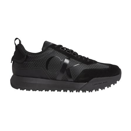 Calvin Klein, New retro runner Zwart, Heren, Maat:45 EU,polyester