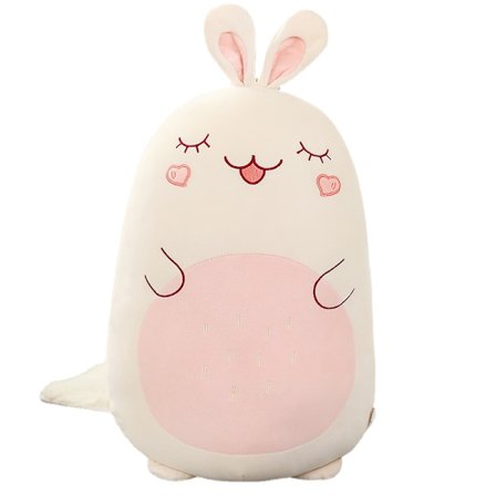 Kudde kudde plysch dockaNew pink rabbit 80cm