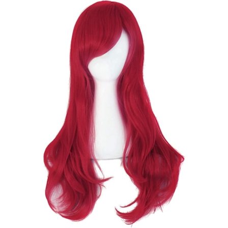 70cm/ 28 tum Lång Lockig Dam Curl Anime Kostym Peruker