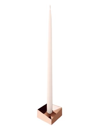 Reflect Candle Holder Home Decoration Candlesticks & Tealight Holders Candlesticks Rosa STOFF Nagel