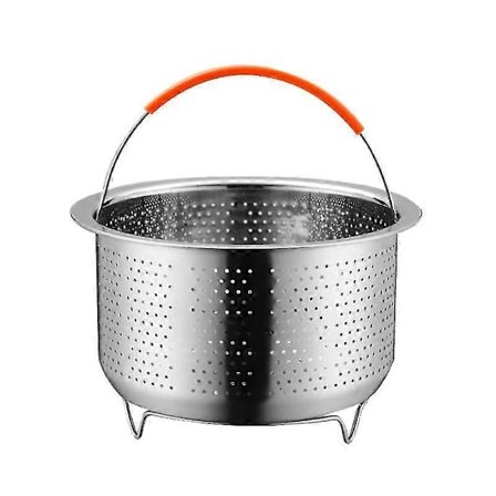 Dampkogerkurv i Rustfrit Stål til Grøntsager, Mad, Trykkogning, Køkkenredskab