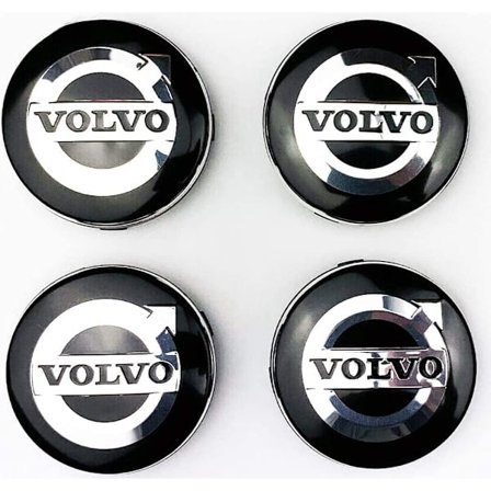 4 st 64MM Bilhjulscentrumkåpor för Volvo - Snygg Emblem för V40 V60 V90 S60 S40 V70 XC70 XC60 XC90