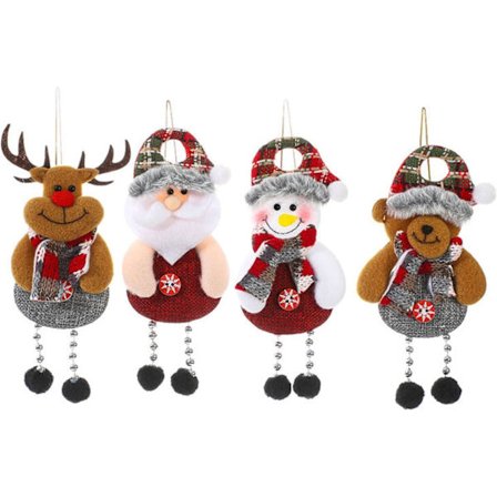 Julepynt, små ornamenter til ældre, juletræstilbehør, små ornamenter og dekorationer