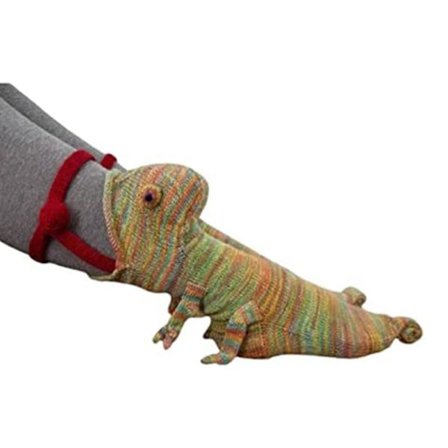 Strikkede Krokodillesokker til Kvinder Mænd Nyhed Dyre Haj Sokker Sjove Alligator Sokker