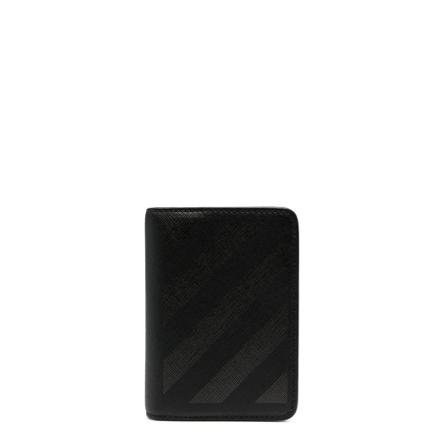 Off White Wallets ; Cardholders , Zwart , Heren , Maat: ONE Size Portefeuilles