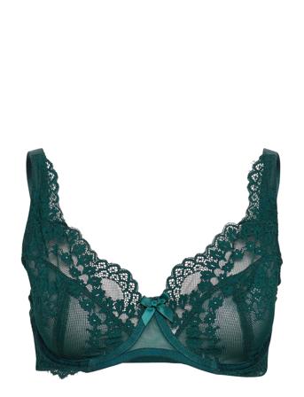 Emily Uf Lingerie Bras & Tops Push Up Bras Vihreä Hunkemöller