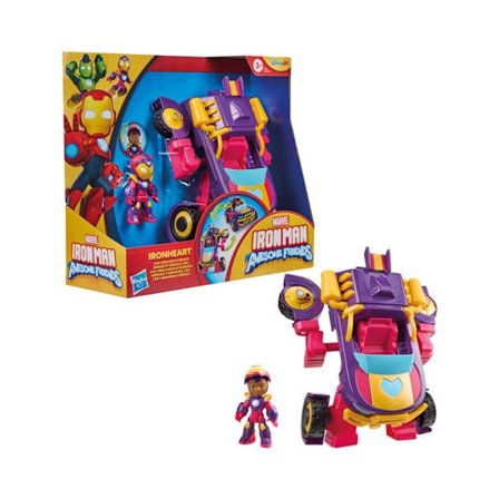 2-i-1 køretøj og Iron Man figur, model valgt tilfældigt, Hasbro HAOG12585L0