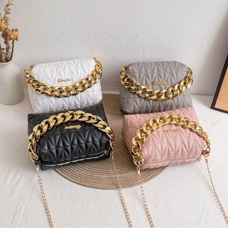 Mode Kvinder Piger Skuldertasker Kæde Håndtasker