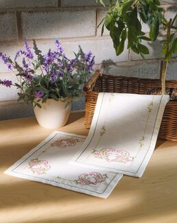 Stickpackung Läufer Herz