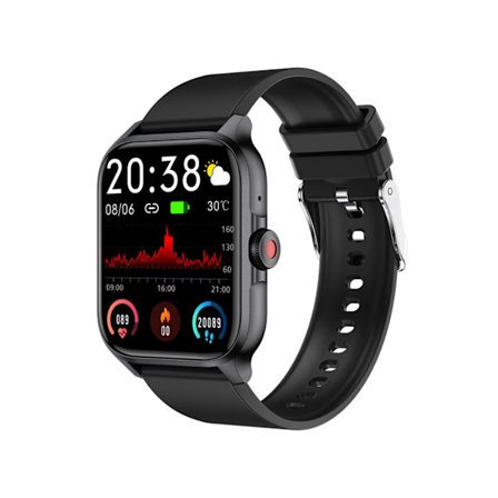 Smartwatch med Bluetooth-samtal, pulsmätning, syremättnadsmätning, blodtrycksmätning, blodsocker- och lipidmätning
