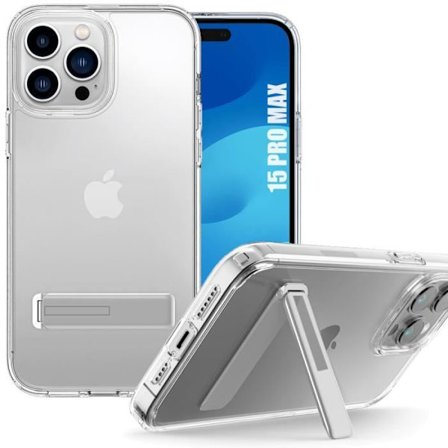 Skal - för iPhone 15 Pro Max - Stöttålig Transparent