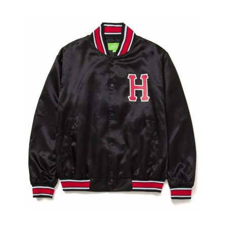 Huf, Coats Zwart, Heren, Maat:S,gestreept