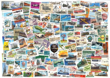 Transport - 333 forskellige frimærker - Postfrisk