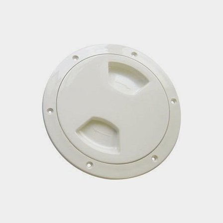 Inspektionsdeckel Nuova Rade Inspection Hatch, rund, Ø145/105 mm, mit Schraubdeckel, weiß - Boot