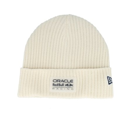 New Era - Motor Bege Beanie - Red Bull F1 25 Repreve Knit Stone Short Beanie @ Hatstore