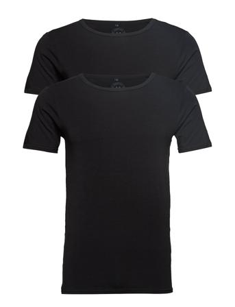 Basic Bamboo Tee S/S 2 Pack Lindbergh Black